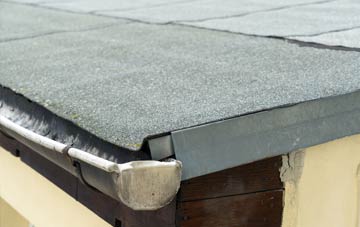 repair or replace Staining flat roofing?